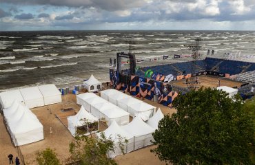 Ураган призупинив пляжний чемпіонат Європи в Латвії реклама, пляжний волейбол, чемпіонат європи 2020