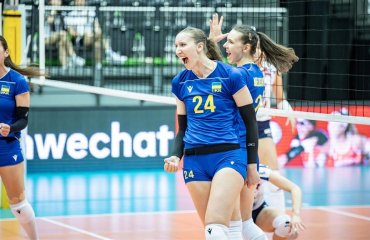 Жіноча збірна України здобула четверту перемогу поспіль жіночий волейбол, золота євроліга 2024, австрія - україна