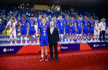 Збірна Франції U18 стала чемпіоном Європи чоловічий волейбол, чемпіонат європи ю22, збірна франції з волейболу, фінал, франція - італія