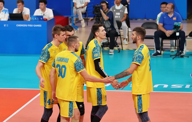 Студентська збірна України з волейболу Україна посіла 8 місце Всесвітньої Універсіади