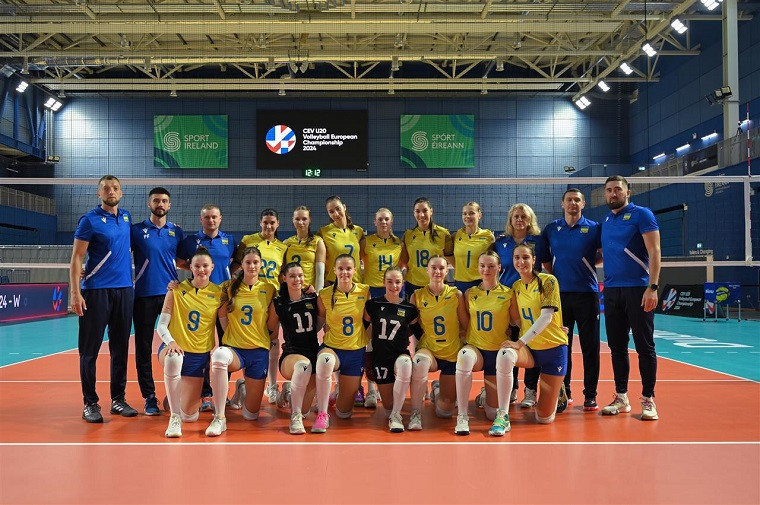 Дівоча збірна України з волейболу U20 Збірна України U-20 здобула першу перемогу на Євро-2024