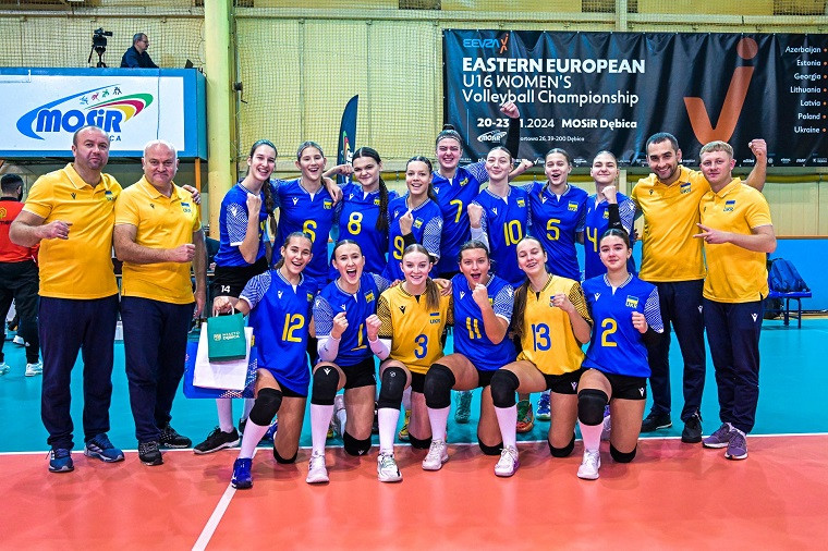 Збірна України з волейболу U16 Україна U-16 – Латвія U-16. Трансляція матчу за “бронзу” чемпіонату СЄВЗА